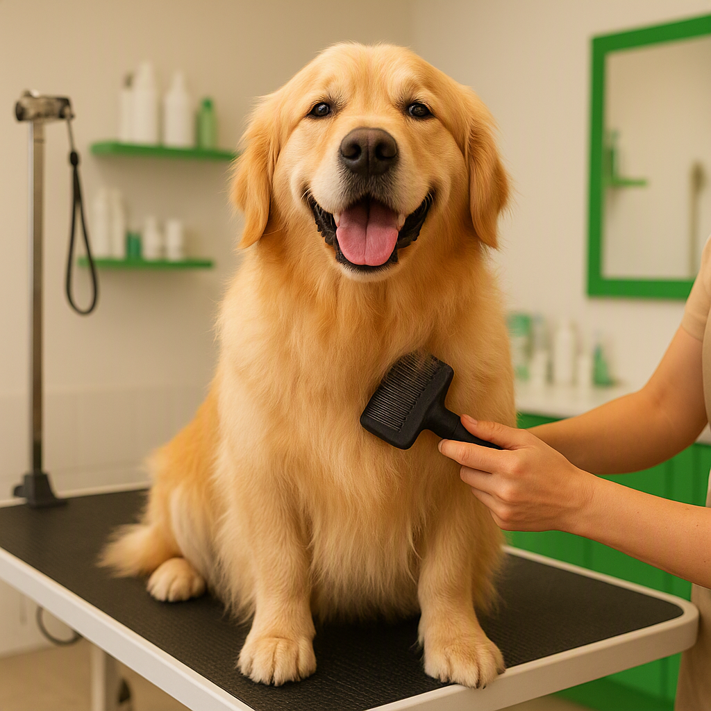 Golden Retriever grooming